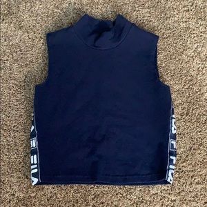 Fila turtle neck tank top.